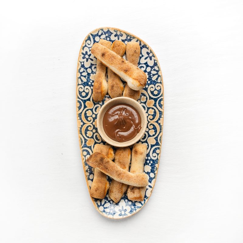 Pizza Sticks with Nutella